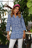 Blue Medallion Tunic