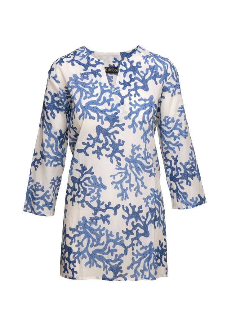 Blues Coral Tunic