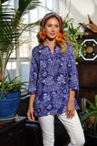 Purple Palm Tunic