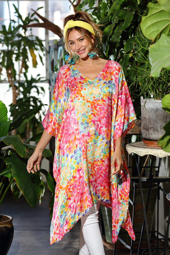 Bright Color Spots Kaftan